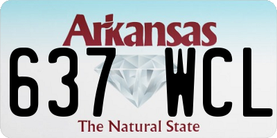 AR license plate 637WCL
