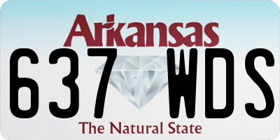 AR license plate 637WDS