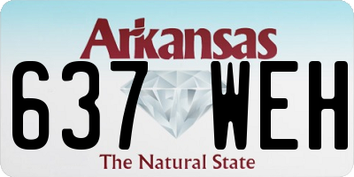 AR license plate 637WEH