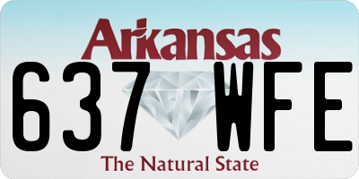 AR license plate 637WFE