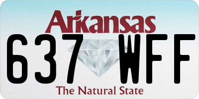 AR license plate 637WFF