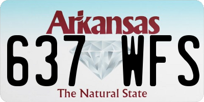 AR license plate 637WFS