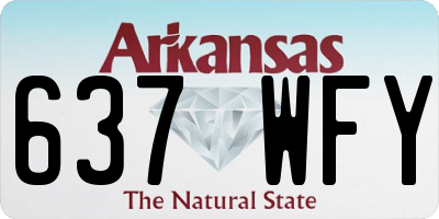 AR license plate 637WFY