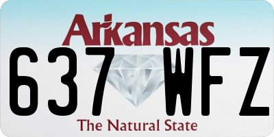 AR license plate 637WFZ