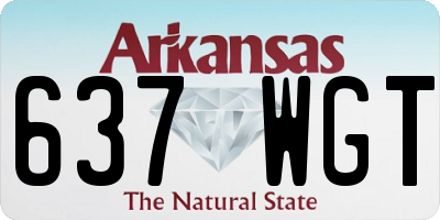 AR license plate 637WGT