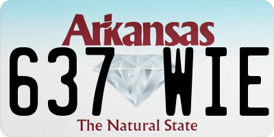 AR license plate 637WIE