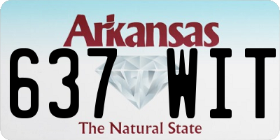 AR license plate 637WIT