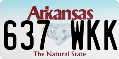 AR license plate 637WKK