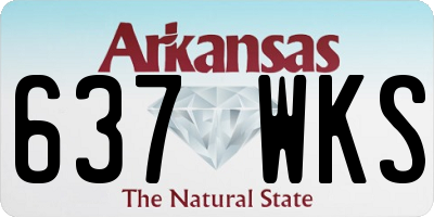 AR license plate 637WKS