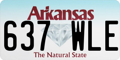 AR license plate 637WLE