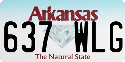 AR license plate 637WLG