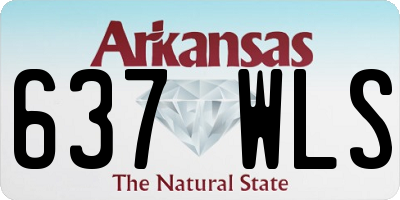 AR license plate 637WLS