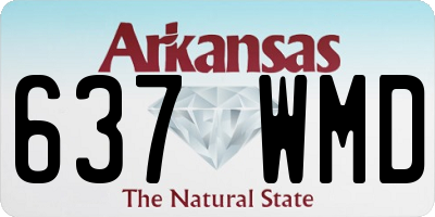 AR license plate 637WMD