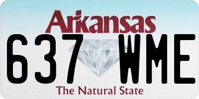AR license plate 637WME