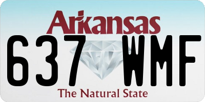 AR license plate 637WMF