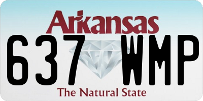 AR license plate 637WMP