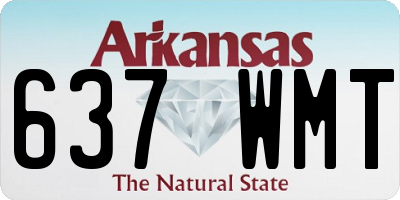 AR license plate 637WMT