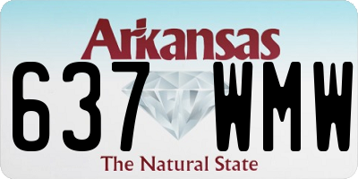 AR license plate 637WMW