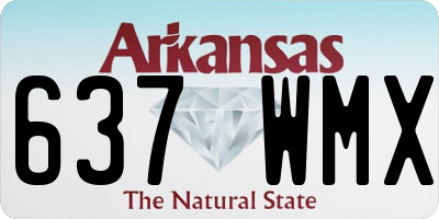 AR license plate 637WMX