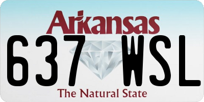 AR license plate 637WSL