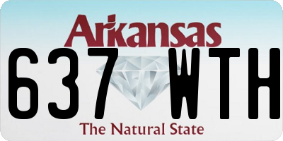 AR license plate 637WTH