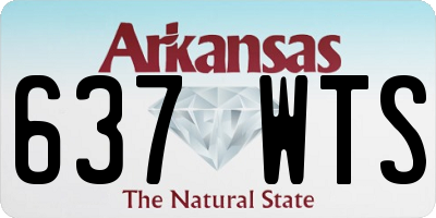 AR license plate 637WTS