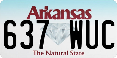 AR license plate 637WUC