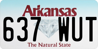 AR license plate 637WUT