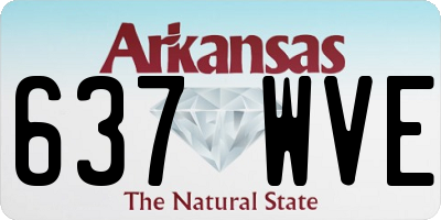 AR license plate 637WVE