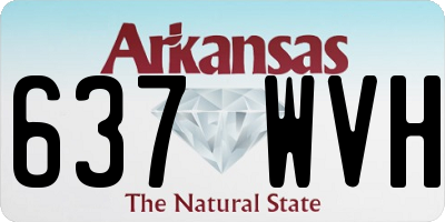 AR license plate 637WVH