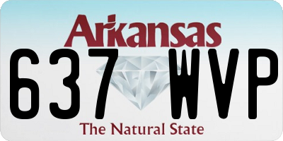 AR license plate 637WVP