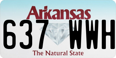 AR license plate 637WWH
