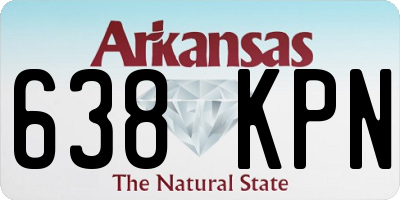 AR license plate 638KPN