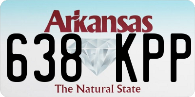 AR license plate 638KPP