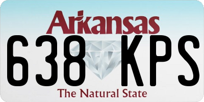 AR license plate 638KPS