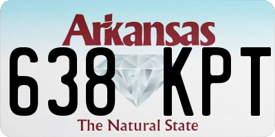 AR license plate 638KPT