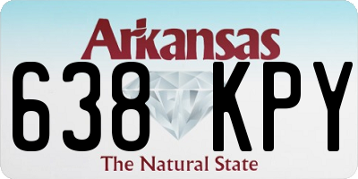AR license plate 638KPY