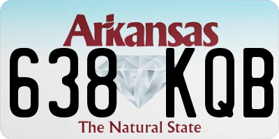 AR license plate 638KQB