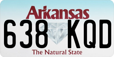 AR license plate 638KQD