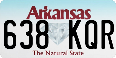 AR license plate 638KQR