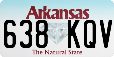 AR license plate 638KQV