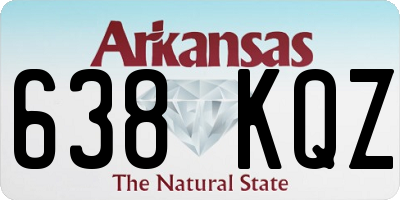 AR license plate 638KQZ