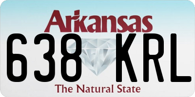 AR license plate 638KRL