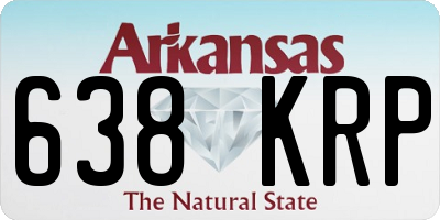 AR license plate 638KRP
