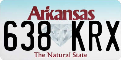 AR license plate 638KRX