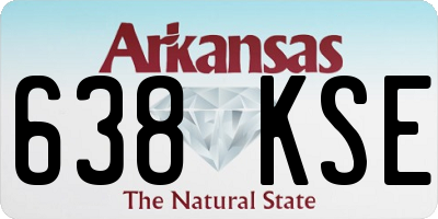 AR license plate 638KSE