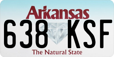 AR license plate 638KSF