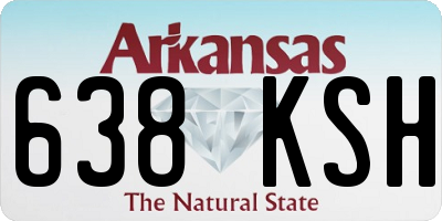 AR license plate 638KSH