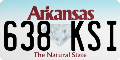 AR license plate 638KSI