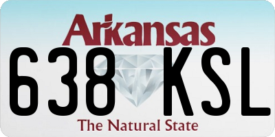 AR license plate 638KSL